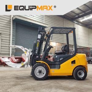 New 3ton Hydraulic Diesel Engine Forklift with Clamp