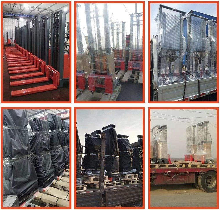 0.5t 1.5t 1000kg Walkie Manual Stacker Full Semi Hydraulic Electric Straddle Stacker