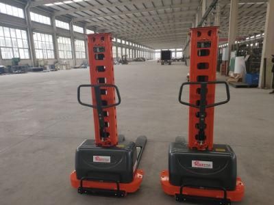 500kg Self Loading Stacker Semi Electric Pallet Stacker