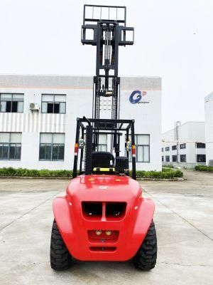 Rough Terrain Adjustable Gp China Truck Diesel Forklift for Sale