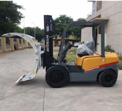 Interquip Paper Roll Clamp Diesel Forklift Truck 3 Tons Fd30