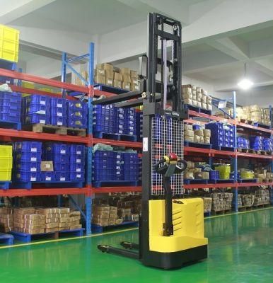 Walkie Economic 1.2ton 1.5ton Electric Pallet Stacker with Max. 4m Lift Height