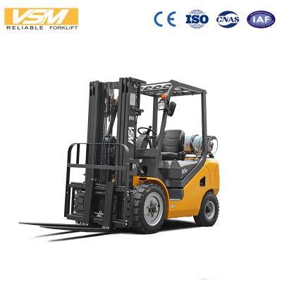 Hot Sale 3t Gasoline LPG Forklift with Standard Duplex 3m Mast