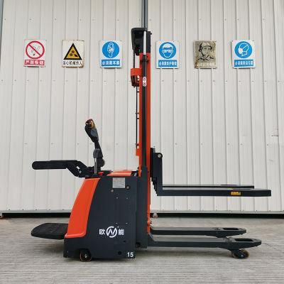 1600mm-5500mm Electric Jiangmen Komatsu Stand on Driving Forklift Cdd