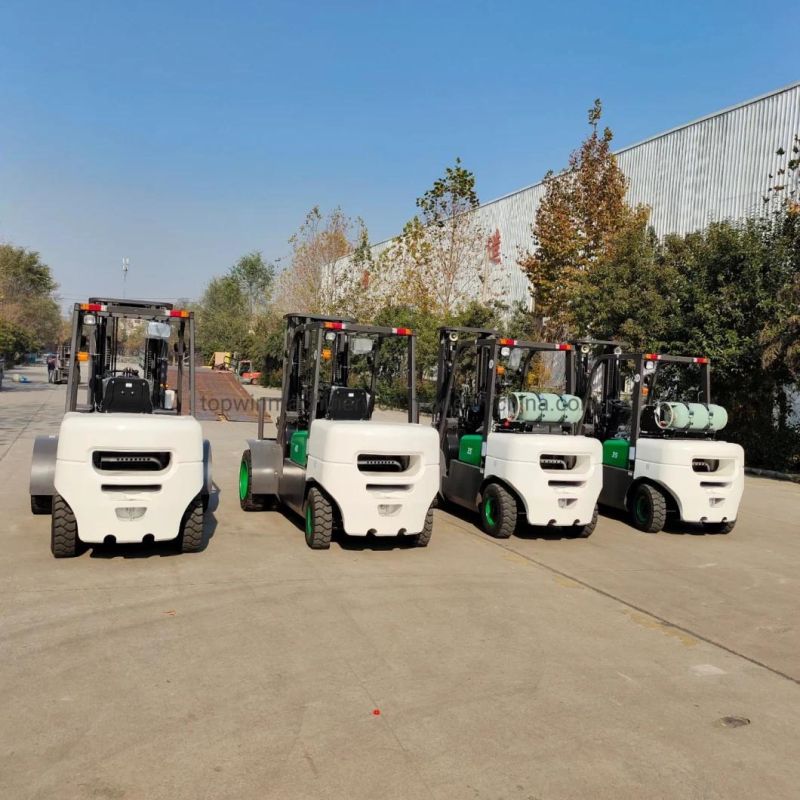 CE China 1.5/3/4/5/7ton 5m Mini Electric Diesel Gasoline LPG Rough Terrain Triple Mast Side Shift Japanese Engine Forklift with Manufacturer Cheap Price