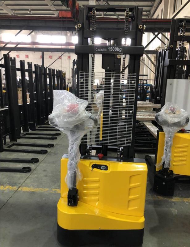 1500kg Full AC Electric Motor Walkie Pallet Lift Truck