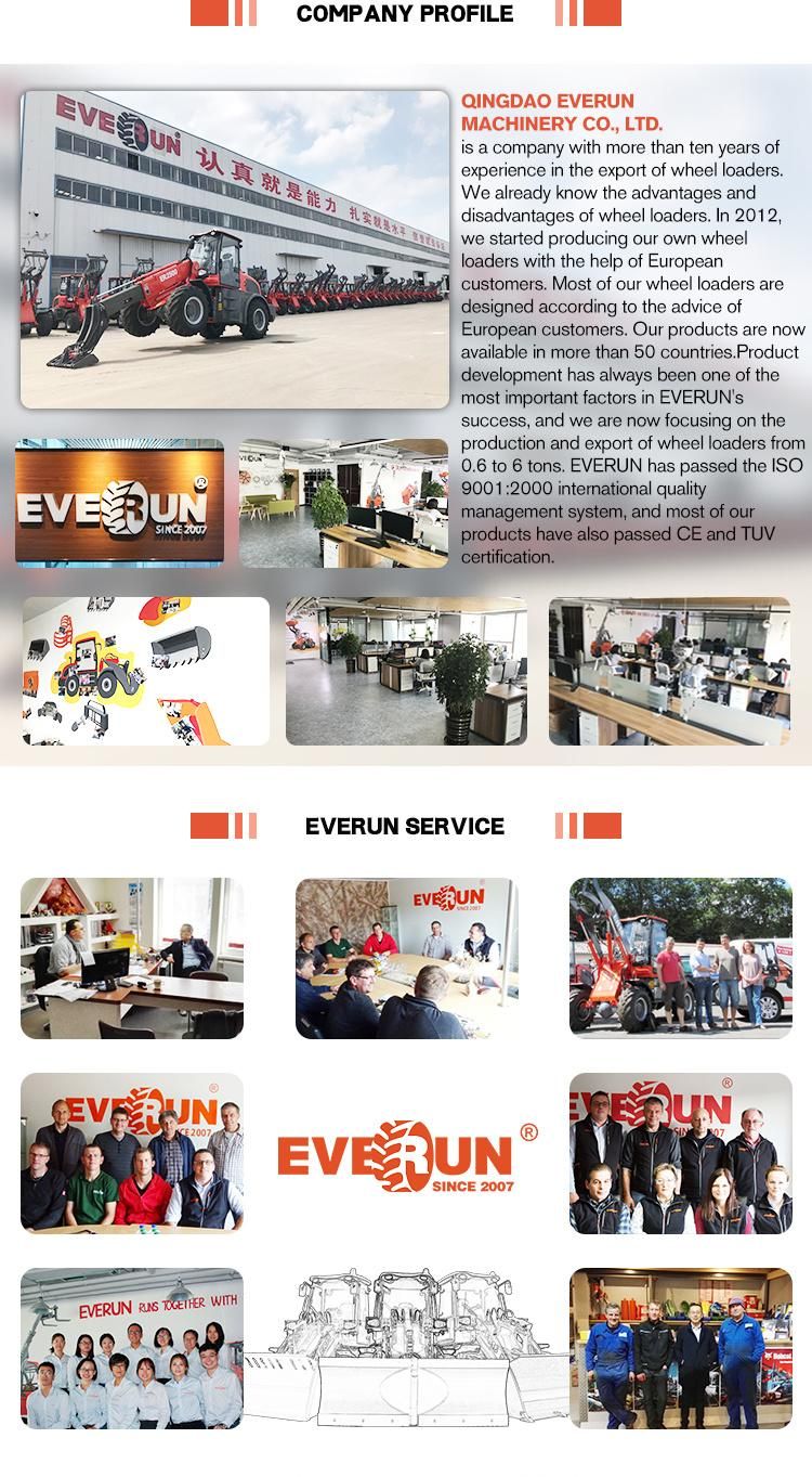 Everun Farm Machinery 1.6ton Electric Forklift Truck
