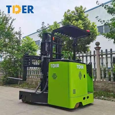 Electric Not Adjustable Tder China Double Deep Reach Truck Stacker