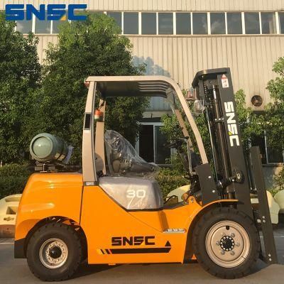 Gasoline LPG Dual Fuel Forklift 3 Ton