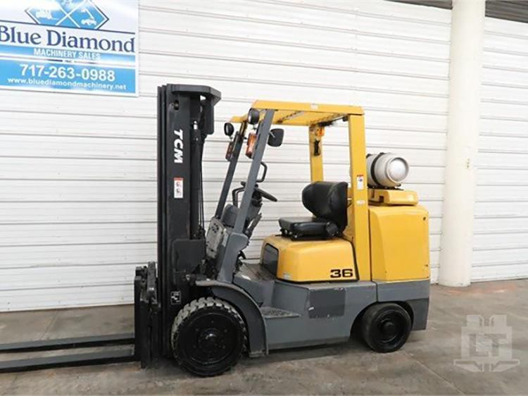 Toyota Forklift Used Tcm 3.6 Japanese Good Performance Japanese Isuzu Engine Diesel Second Hand Forklift on Sale