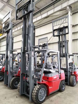 Four Wheels 3.5 Ton Diesel Forklift Truck for Sale