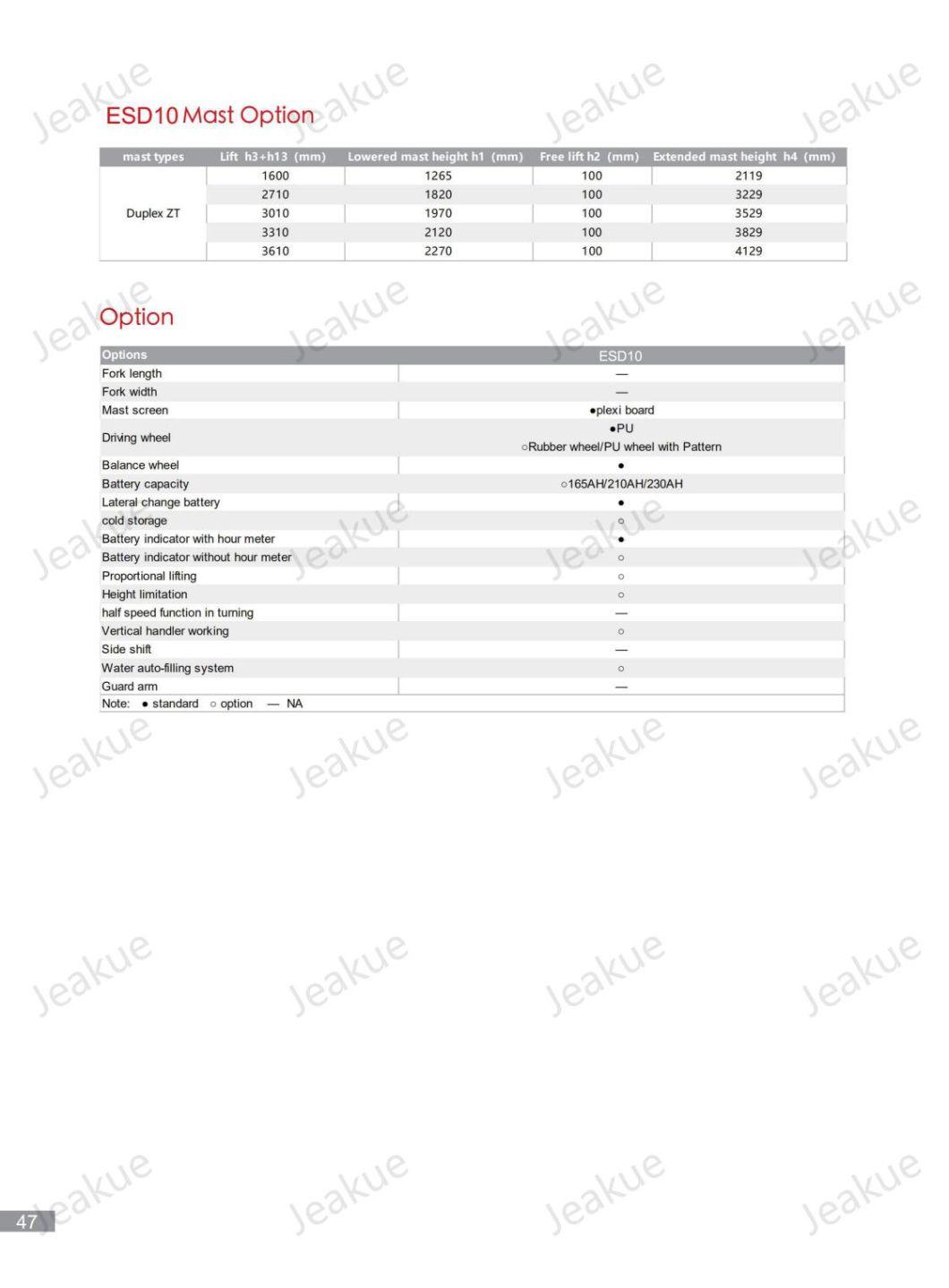 Reach Truck Electric Truck Forklift Factory Price 1.5 Ton 2 Ton 2.5 Ton Electric Reach Truck Forklift with 5m 6m 7m 8m