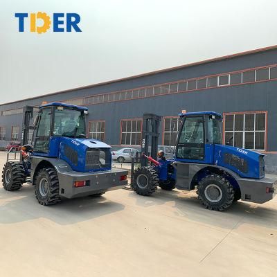 China Powered Pallet Truck All Terrain Forklifts Forklift off Road