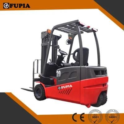 Indoor/ Outdoor Electric Portable Fork Lifter Electric 2 Ton 2000kgs 3 Wheel Electric Forklift