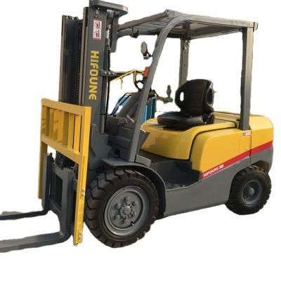 2.5ton 3 Ton 4ton Diesel Forklift 3 Stage Mast Hydraulic Lifter Lifting New Mini Truck Diesel Forklift