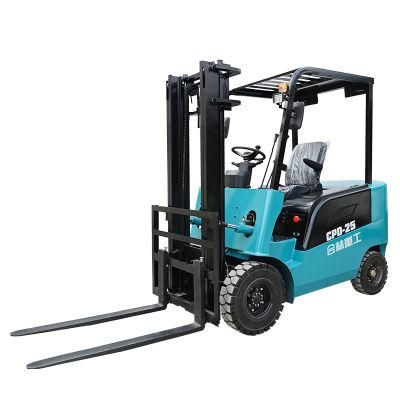 2022 New Huaya China Electric 2.5ton Battery Forklift Forklifts with Cheap Price Fb25