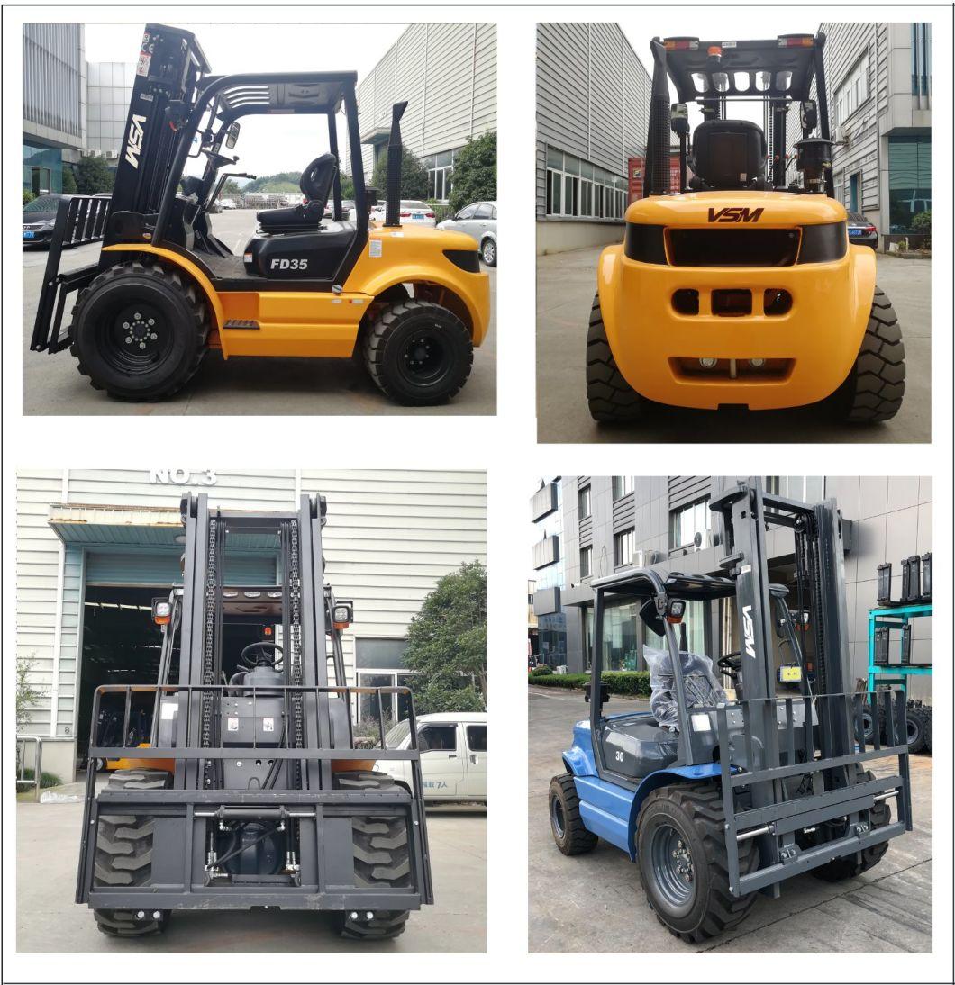 2WD Rough Terrain Forklift 3.0 Ton with Ce Certificate