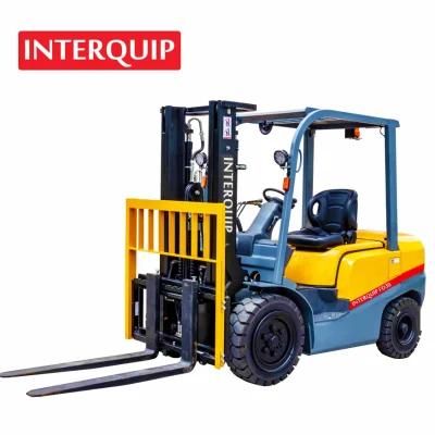 Interquip Chinese Forklifts Load Capacity 3000kg with Durable Diesel Engine Fd20t Fd30t Fd40t