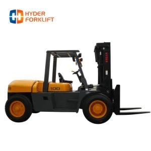 Euro Standard Low Emission 10 Ton Heavy Diesel Forklift