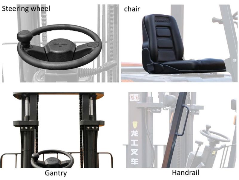 New 3.8 Ton Four Wheel Diesel Powered Counterbalanced Distribution Station Forklift