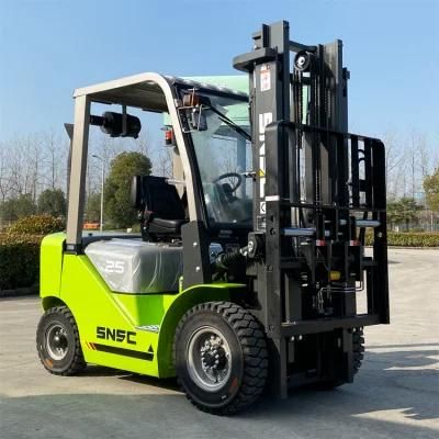 2.5ton Diesel Forklift with 3-Stage Mast