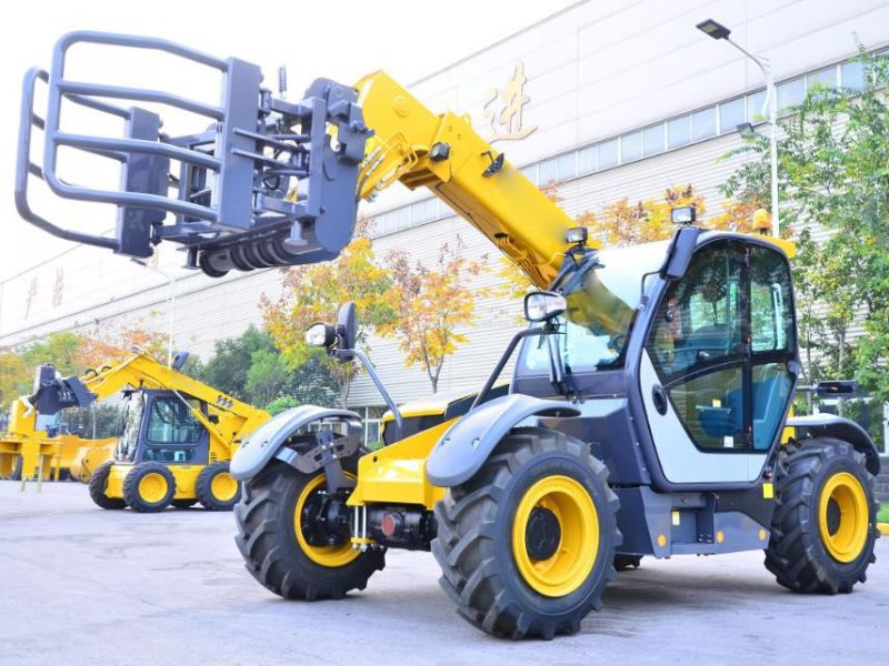 17m Height Telescopic Boom Forklift Loaders 4.5 Tons Telehandlers Xc6-4517K