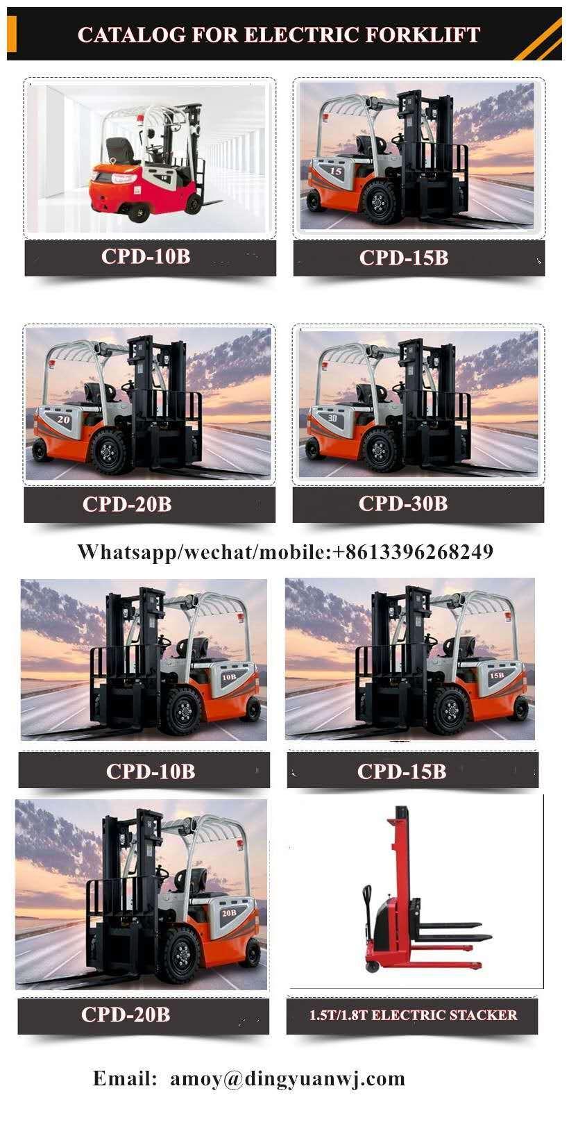 Hot Sale 1 Ton 2 Ton Electric Pallet Stacker Semi Electric Stacker 2 Ton Battery Stacker