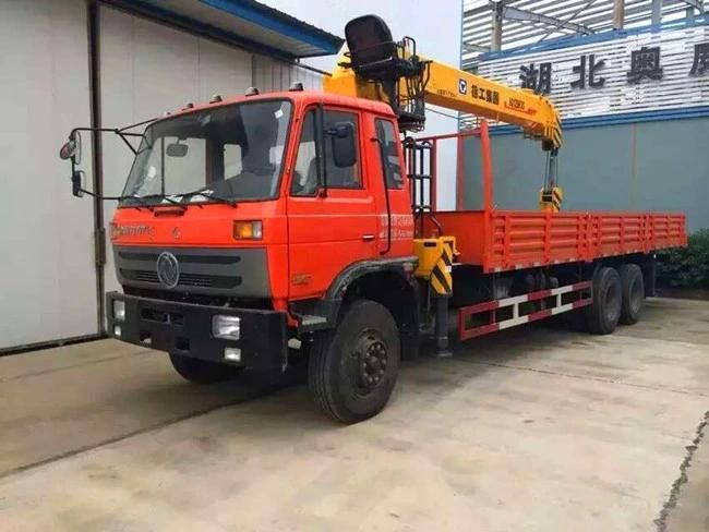 Dongfeng 6X4 Capacity 8tons 10tons 12tons Crane Mounted Truck