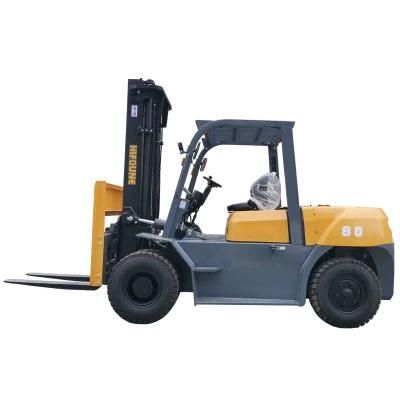 Hot Sale Hifoune Optional Side Shifter Fork Lift 8tons 8tn 8tone 8t Forklift Truck