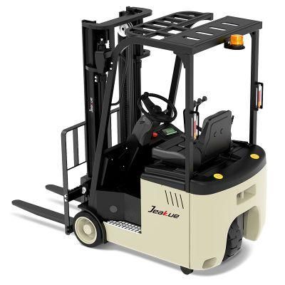 China Small Battery Forklift 1.5ton Three Wheel Electric Warehouse Forklift with Lithium Battery