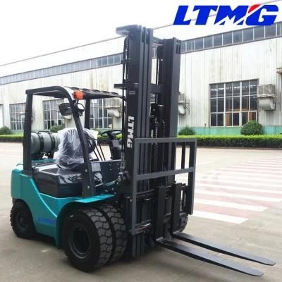 Ltmg 2 Ton 2.5ton LPG &amp; Gasoline Forklift with Dual Front Tyre