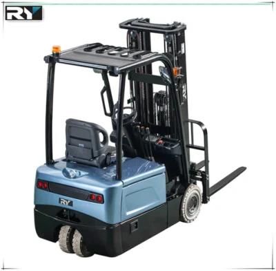 3 Wheels Electric Forklift Truck with Dual Drive Motor 1.6t/1.8t/ 2.0t