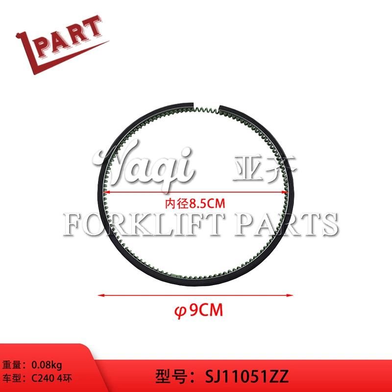 Forklift Parts C240 Piston Ring Sj11051zz with 4 Rings