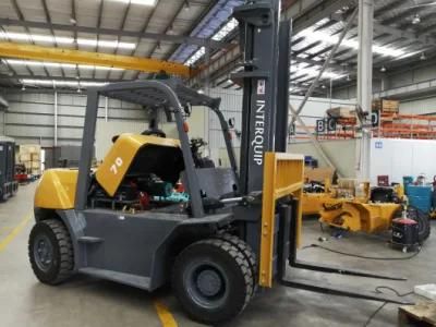 Factory Price 7 Ton Diesel Forklift Truck with Japanese Isuzu Engine