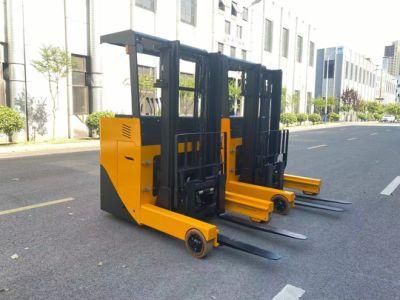 1500kg Electric Battery Reach Truck Stacker with Three Mast