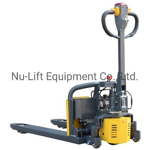 Semi Electric Hand Jack Battery Hydraulic Power Pallet Truck for Forklift