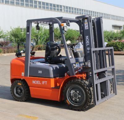 3.5ton Gasoline Forklift with Impco System Container Mast 4.7m Chariot Elevateur