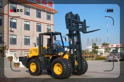 All Terrain Forklift 10 Ton Capacity off Road Forklift