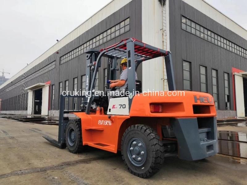 Heli 7500kg 7.5ton Diesel Forklift Cpcd75 with Japanese Engine