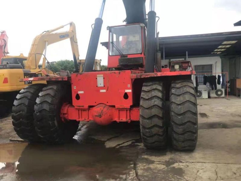 Original Secondhand Sweden Kalmar Container Heavy Forklift 45ton/ 50t Reach Stacker Forklift/Used Kalmar 45t Container Stacker