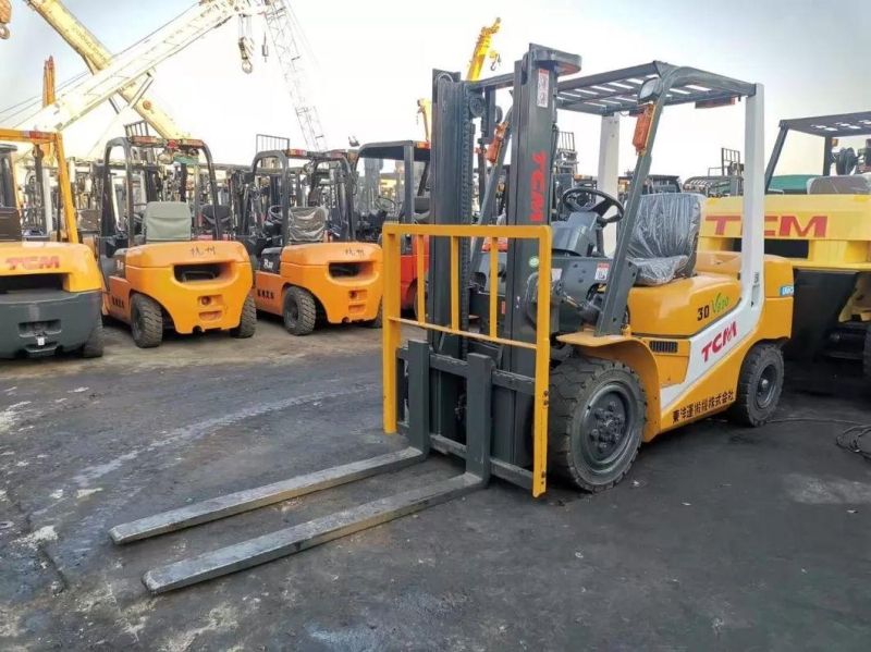 2.5t Fd30t6 Used Tcm Diesel Forklift Equipment Japan Toyota Handling Machinery Isuzu Engine Gasoline LPG Fuel 3t Use Tcm Forklift