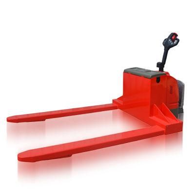 3 Tons Wide Leg Straddle Power Electric Pallet Jack Forklift Price