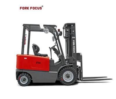 4-Wheel Electric Forklift 3.5t Forkfocus Forklift for Pallet Racking