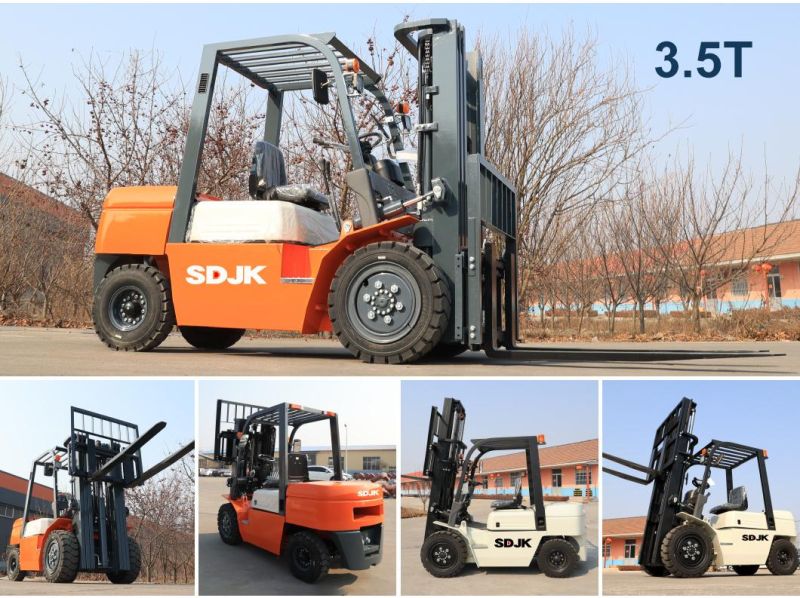 China Factory 2 Ton 2.5t 3ton 5 Ton Diesel Forklift Truck Prices CPC Forklift Manual Forklift European Natural Gas Forklift for Sale