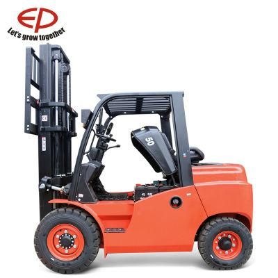 Ep Heavy Duty Diesel Forklift with Japanese Engine Small 5 Ton