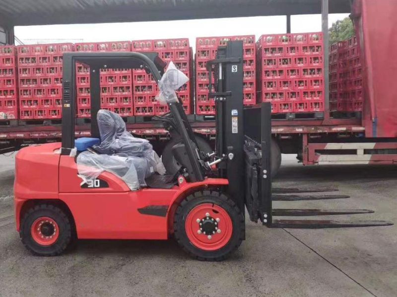 China Manufacturer 3 Ton Diesel Forklift Truck with Low Price