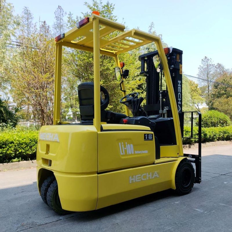 High Performance 1.5ton 2tons 3tons Hecha Lithium Battery Electric Forklift