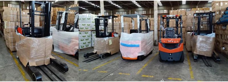 Top Quality 1.2t Economic Walking Type Container Full Electric Stacker