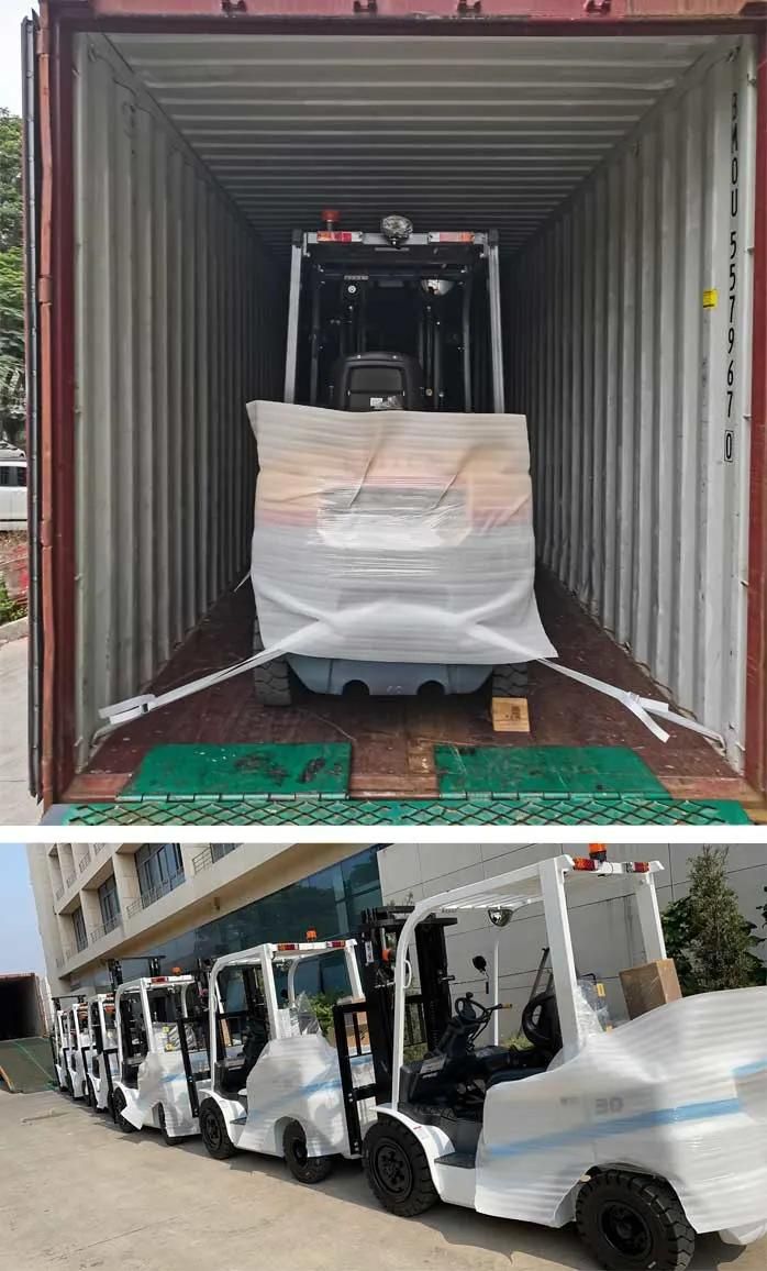 China Factory Hydraulic Transmisson 3 Ton Diesel Forklift Isuzu Forklift