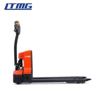Ltmg 1.5t 2t Electric Pallet Truck Transpaleta with Mini Lithium Battery and PU/Rubber Wheels
